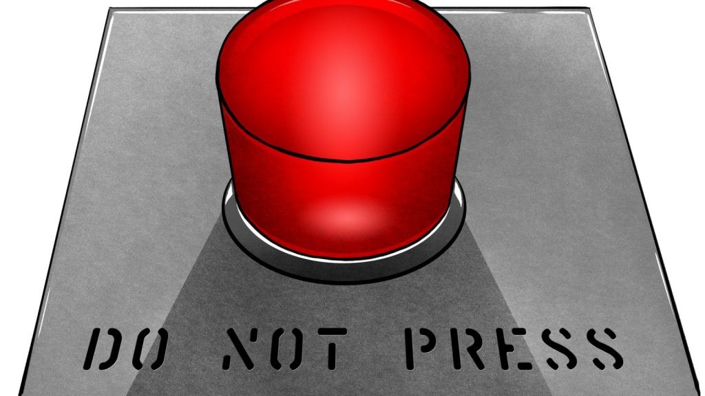 do not press the red button prank