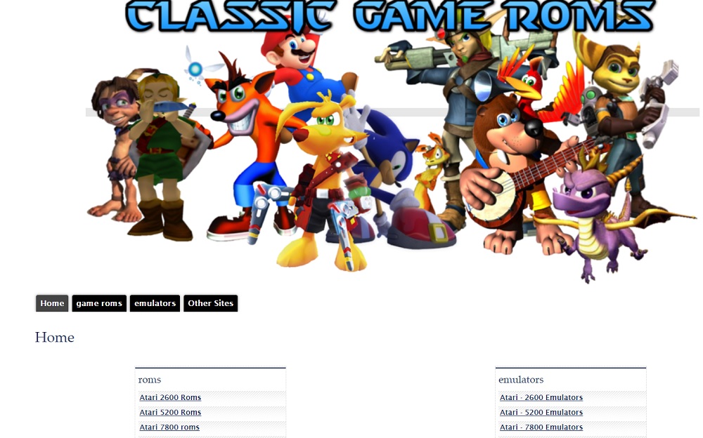 Classic GameROMs Best ROM sites